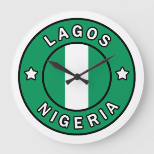 Lagos Nigeria Große Wanduhr