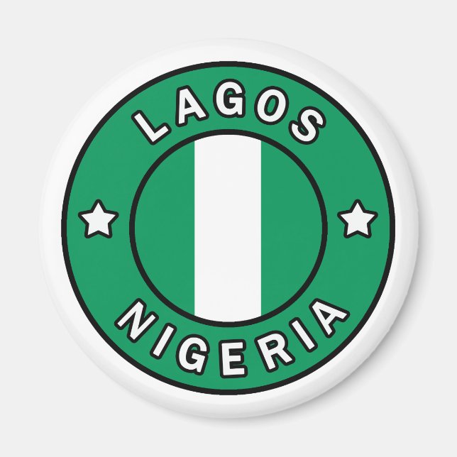 Lagos Nigeria Magnet (Vorne)