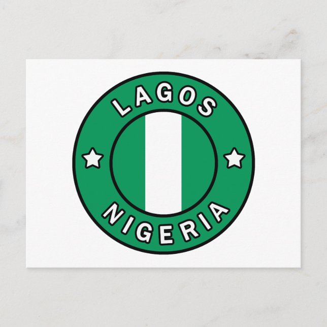 Lagos Nigeria Postkarte (Vorderseite)