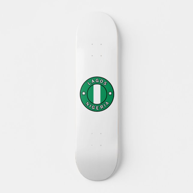 Lagos Nigeria Skateboard (Vorne)