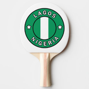 Lagos Nigeria Tischtennis Schläger