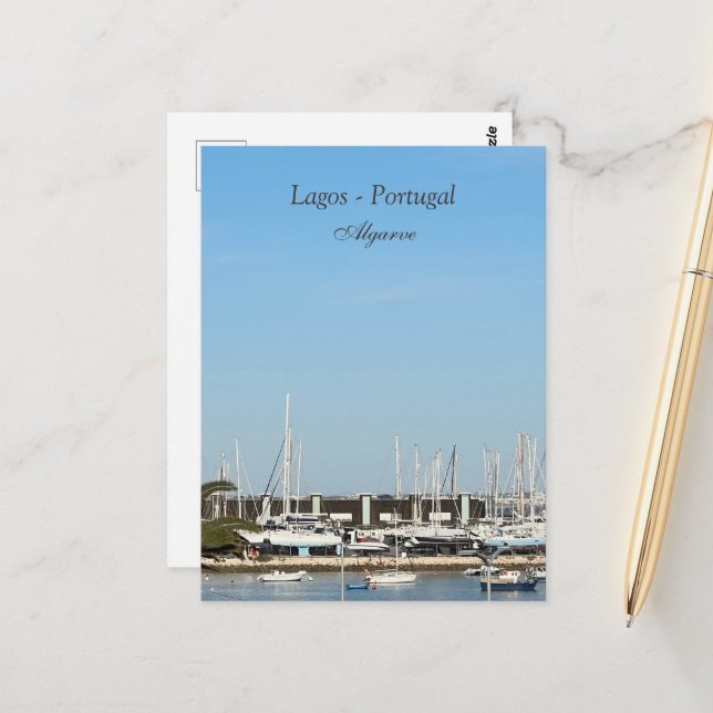 Lagos - Portugal  Postkarte (Vorderseite/Rückseite Beispiel)