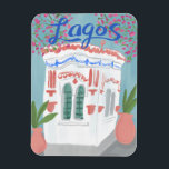 Lagos Portugal Quiosque Algarve Niedliche Handwerk Magnet<br><div class="desc">Fügen Sie Ihren eigenen Text zu diesem Magneten mit einer charmanten Illustration eines charmanten Kiosks in Lagos Algarve Portugal. Ich hoffe,  Sie mögen dieses zeichn,  ich habe es für Sie erstellt! Karo aus meinem Shop für mehr oder lass mir wissen,  wenn Sie etwas Angewohntes wollen!</div>