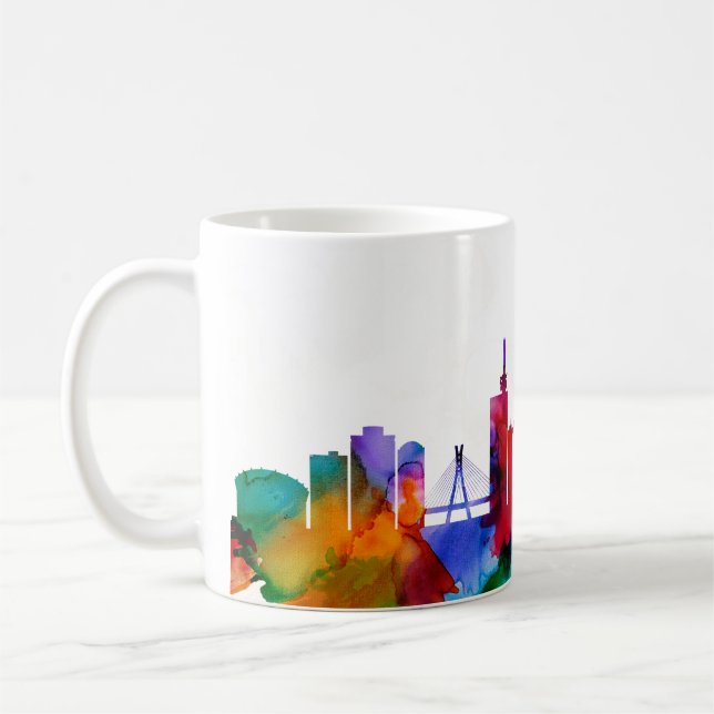 Lagos Skyline Kaffeetasse (Links)