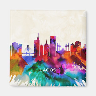 Lagos Skyline Magnet