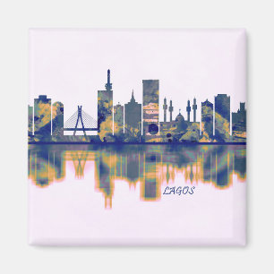 Lagos Skyline Magnet