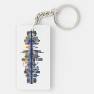 Lagos Skyline Schlüsselanhänger