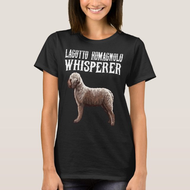 Lagotti Romagnoli Flüsterer Hund T-Shirt (Vorderseite)
