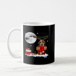 Lagotto Romagnolo Christmas Tree Lights Pajama Dog Kaffeetasse
