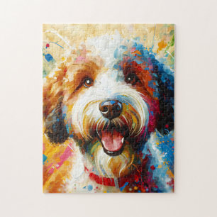 Lagotto Romagnolo Dog Acrylic Print Dog Lover Gesc Puzzle