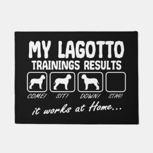 Lagotto Romagnolo Dog Trainings Results Funny Fußmatte