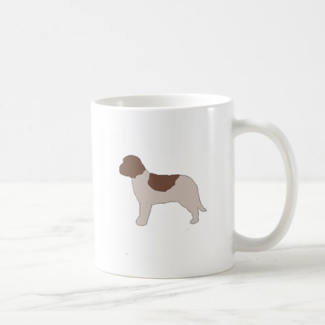 Lagotto Romagnolo FarbSilhouette Tasse (Rechts)
