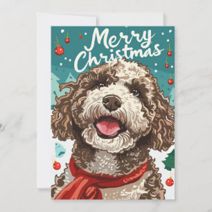 Lagotto Romagnolo Frohe Weihnachten