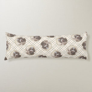 Lagotto Romagnolo Malerei Niedlich Original Hunde Seitenschläferkissen