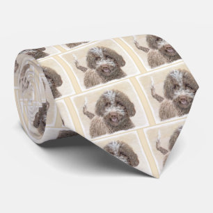 Lagotto Romagnolo Malerei - Niedliche Original Dog Krawatte