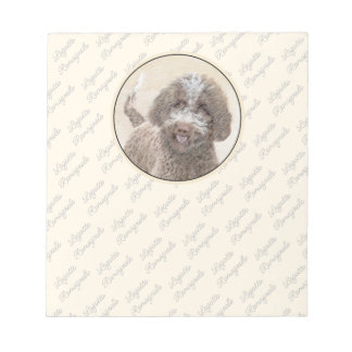 Lagotto Romagnolo Malerei - Niedliche Original Dog Notizblock