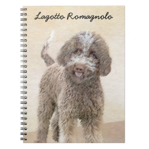Lagotto Romagnolo Malerei - Niedliche Original Dog Notizblock