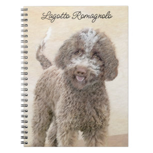 Lagotto Romagnolo Malerei - Niedliche Original Dog Notizblock