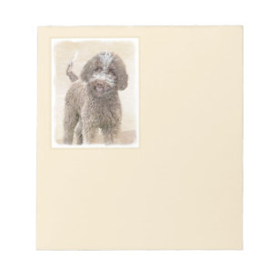 Lagotto Romagnolo Malerei - Niedliche Original Dog Notizblock