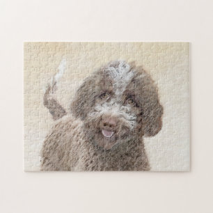 Lagotto Romagnolo Malerei - Niedliche Original Dog Puzzle