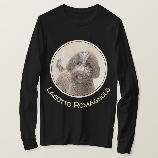 Lagotto Romagnolo Malerei - Niedliche Original Dog T-Shirt (Design vorne)