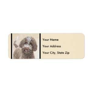 Lagotto Romagnolo Malerei - Niedliches Original Hu
