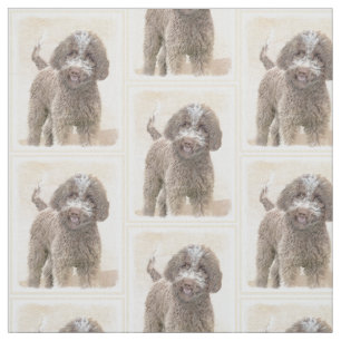 Lagotto Romagnolo Malerei - Niedliches Original Hu Stoff