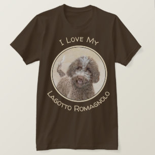 Lagotto Romagnolo Malerei - Niedliches Original Hu T-Shirt