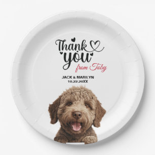 Lagotto Romagnoto Dog Pappteller
