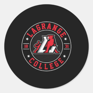 Lagrange College Sportler Vintage-Sportdesign M Runder Aufkleber