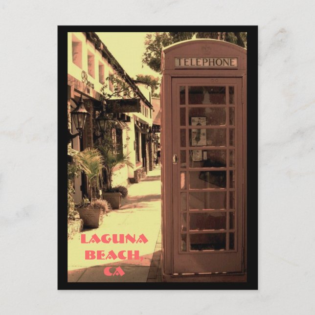 Laguna Beach, CA Postkarte (Vorderseite)