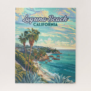 Laguna Beach California Orange Landkreis Vintag Puzzle