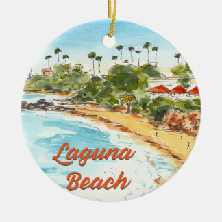 Laguna Beach California Ornament
