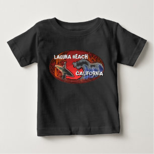 Laguna Beach California Surferart Babyoutfit Baby T-shirt