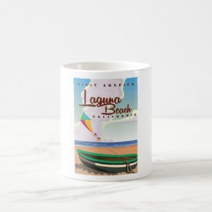 Laguna Beach California Vintage Travel Poster Kaffeetasse