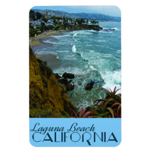 Laguna Beach California Vintage Travel Poster Magnet