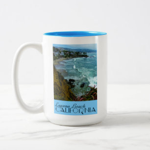 Laguna Beach California Zweifarbige Tasse