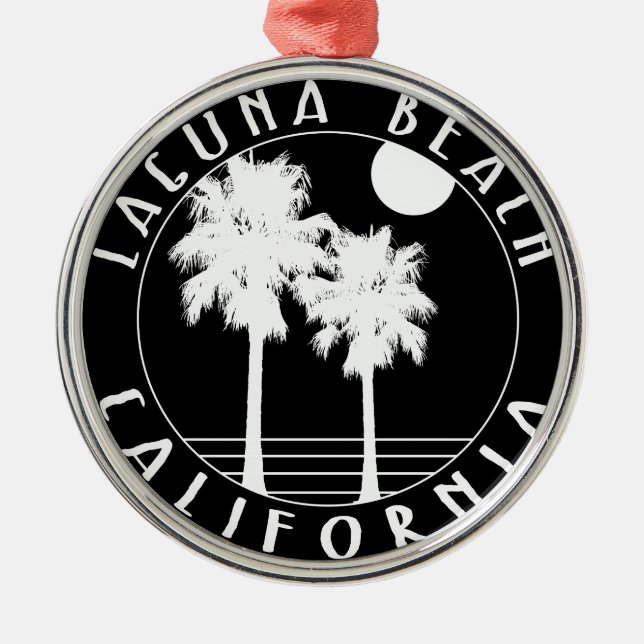 Laguna Beach Kalifornien Ornament Aus Metall (Vorne)