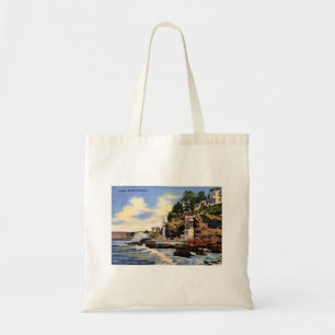 Laguna Beach, Kalifornien, Vintage-Ansicht Tragetasche