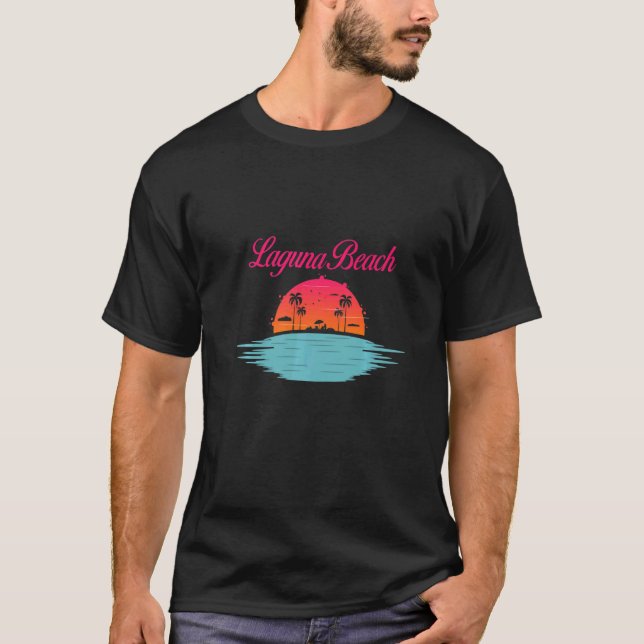 Laguna Beach Orange County California Summer Vacat T-Shirt (Vorderseite)