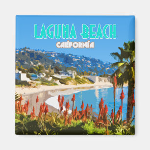 Laguna Beach Orange Landkreis Kalifornien Vintag Magnet
