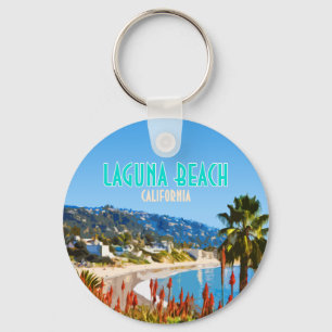 Laguna Beach Orange Landkreis Kalifornien Vintag Schlüsselanhänger