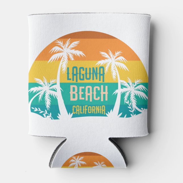 Laguna Beach Retro Dosenkühler (Vorderseite)