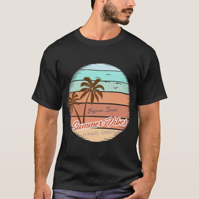 Laguna Beach Summer Vibes T-Shirt (Vorderseite)