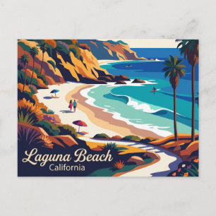 Laguna Beach USA Postkarte