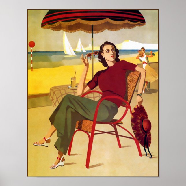 Laguna Beach Vintage Poster (Vorne)