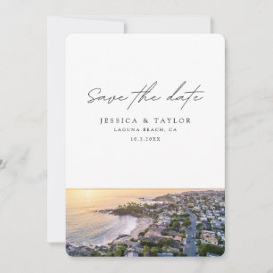 Laguna Beach Wedding Save the Date Einladung