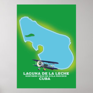 Laguna de la Leche Cuba Seeblick Poster