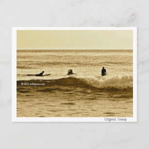 Laguna Lineup Postcard Postkarte