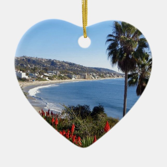 Laguna-Strand Kalifornien Keramikornament (Vorne)